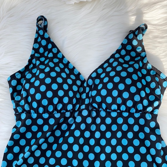 NWT Prego Maternity Polka Dot Tankini Swimsuit Set - Picture 9 of 13